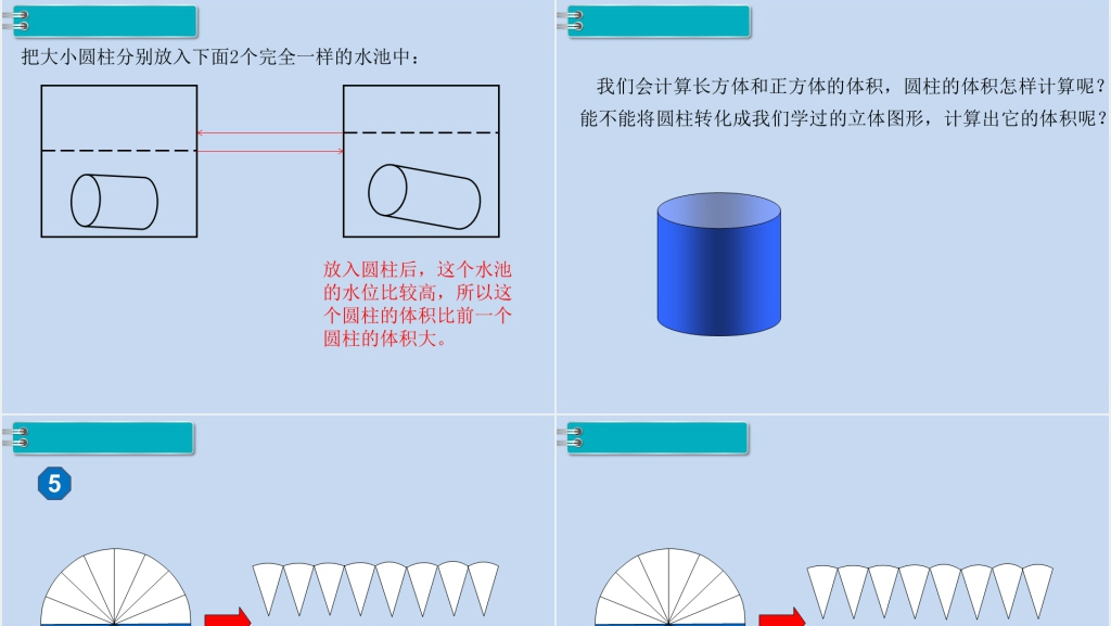 六年级数学下册第3单元圆柱与圆锥1. 圆柱第5课时圆柱的体积(1)PPT课件 六年级数学下册第3单元圆柱与圆锥1. 圆柱第5课时圆柱的体积(1)PPT课件