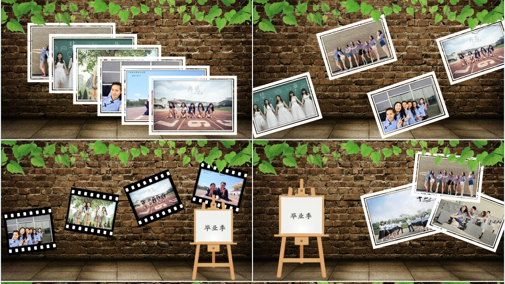 我们毕业了电子相册PPT模板 我们毕业了电子相册PPT模板