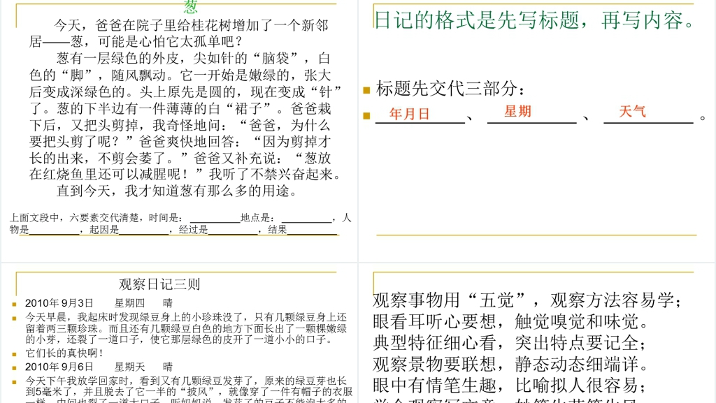 语文习作3我的新发现PPT课件 语文习作3我的新发现PPT课件