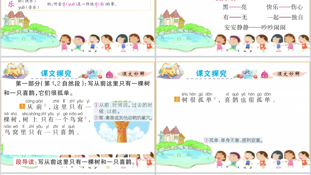 一年级语文下册课文6树和喜鹊PPT课件 一年级语文下册课文6树和喜鹊PPT课件