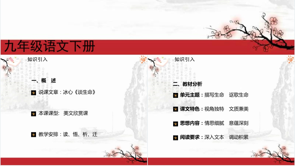 谈生命PPT课件 谈生命PPT课件