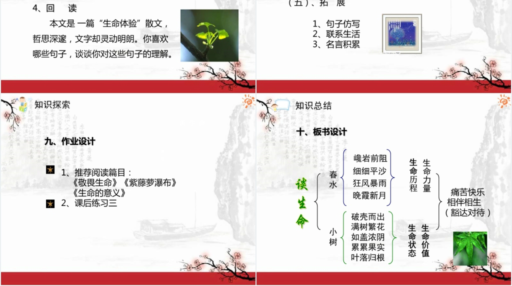 谈生命PPT课件 谈生命PPT课件