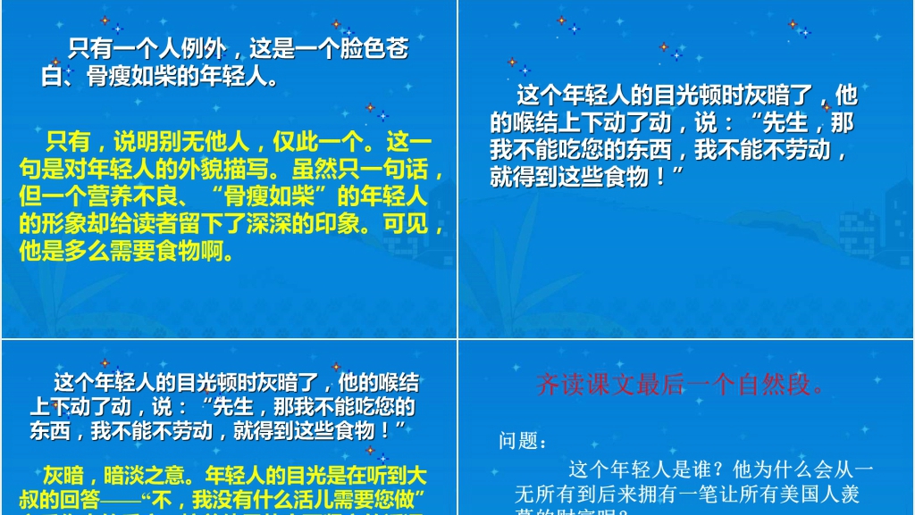 人教版小学四年级语文下册尊严PPT课件 人教版小学四年级语文下册尊严PPT课件