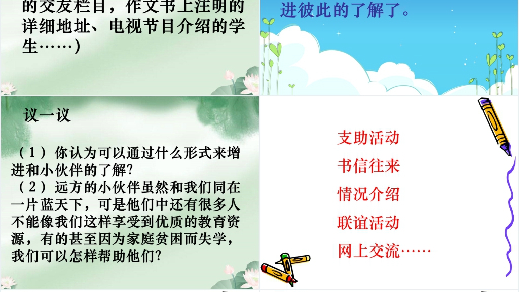 给远方的小学生写一封信PPT课件 给远方的小学生写一封信PPT课件