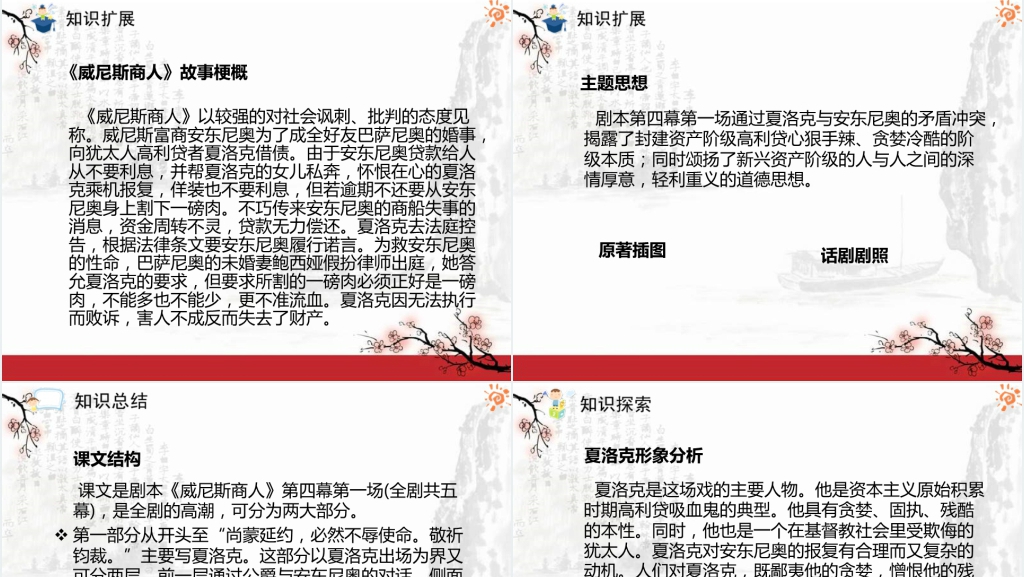 威尼斯商人课文教案PPT课件 威尼斯商人课文教案PPT课件