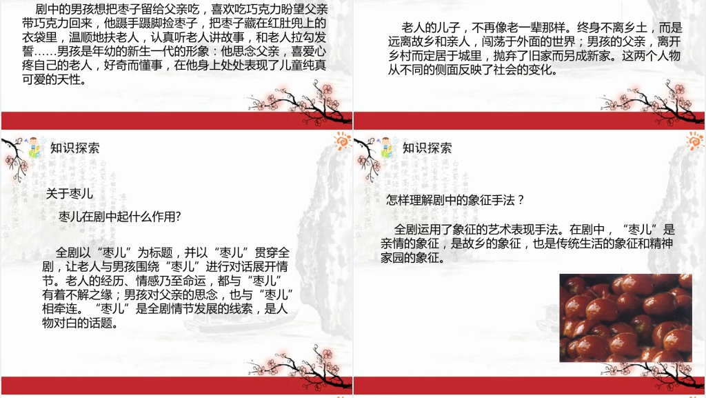 初中语文枣儿PPT课件 初中语文枣儿PPT课件
