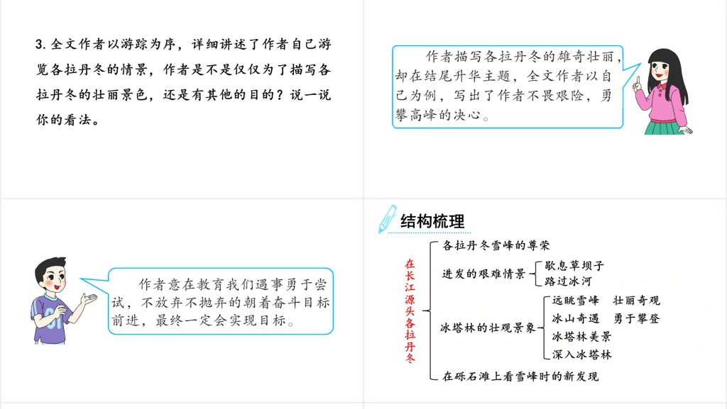 八年级下册18课在长江源头各拉丹冬PPT课件 八年级下册18课在长江源头各拉丹冬PPT课件