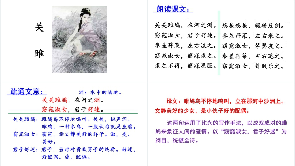 12诗经二首PPT课件 12诗经二首PPT课件
