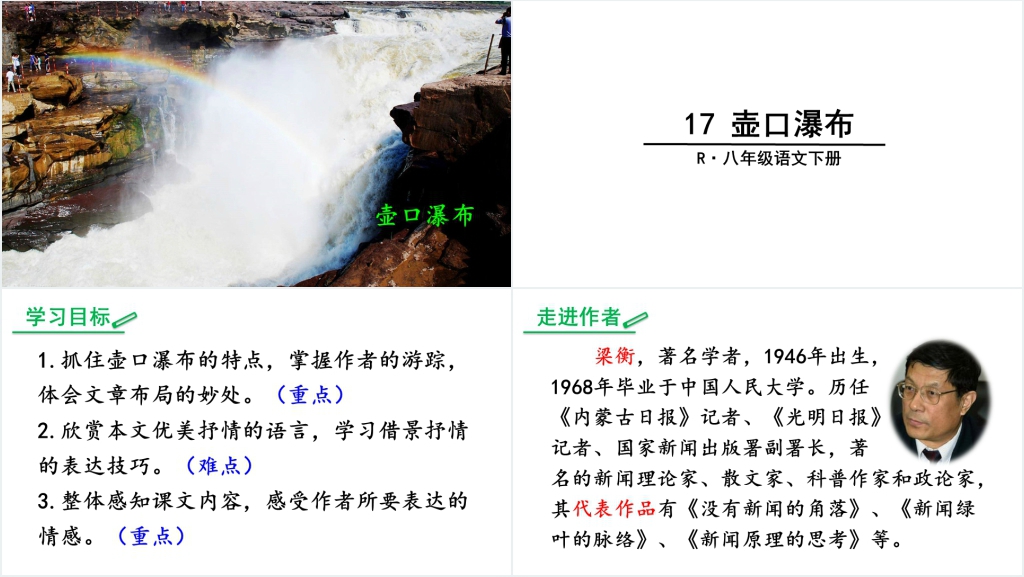 17壶口瀑布PPT课件 17壶口瀑布PPT课件