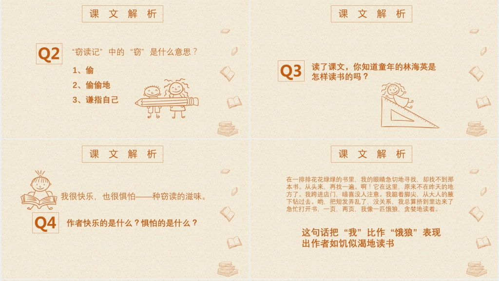 小学语文《窃读记》课文教案PPT课件 小学语文《窃读记》课文教案PPT课件