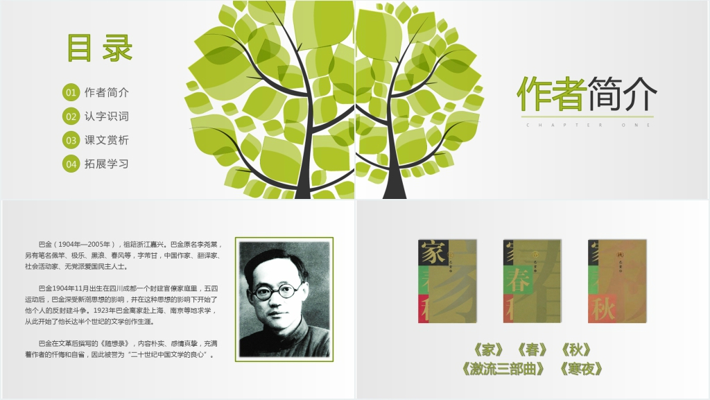 人教版四年级语文《鸟的天堂》课文PPT课件 人教版四年级语文《鸟的天堂》课文PPT课件