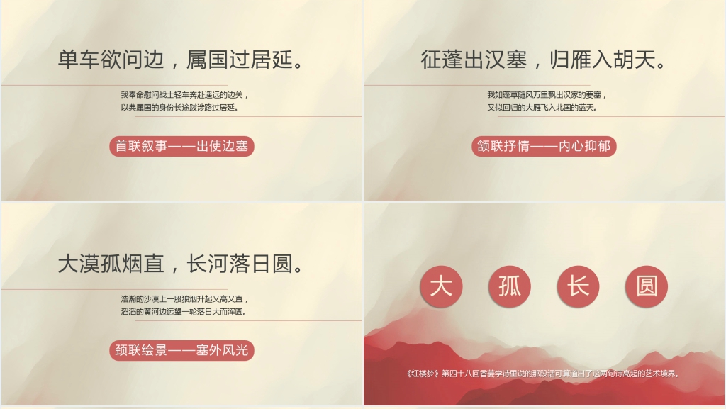人教版八年级语文《使至塞上》教案PPT课件 人教版八年级语文《使至塞上》教案PPT课件