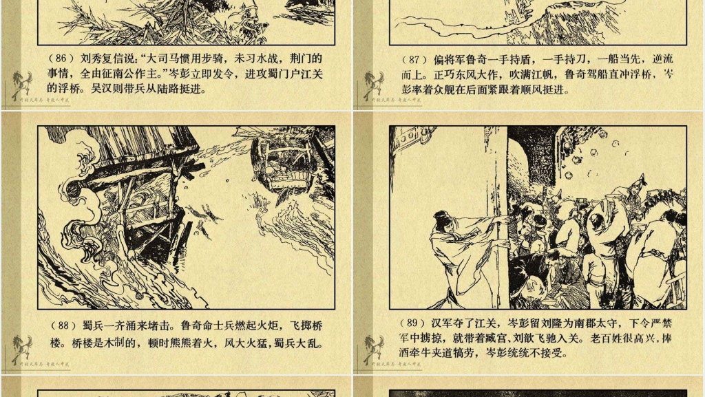 《刘秀》连环画故事PPT模板 《刘秀》连环画故事PPT模板