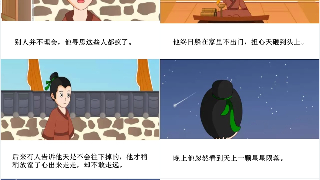 杞人忧天成语故事演讲PPT 杞人忧天成语故事演讲PPT