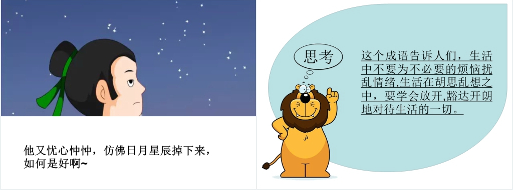 杞人忧天成语故事演讲PPT 杞人忧天成语故事演讲PPT