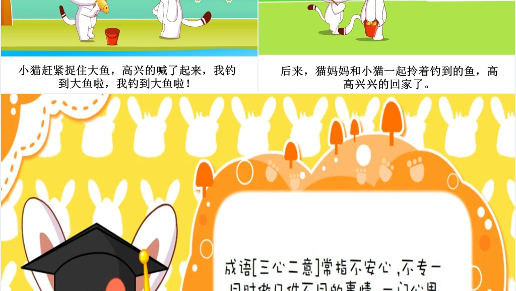 三心二意成语故事演讲PPT 三心二意成语故事演讲PPT