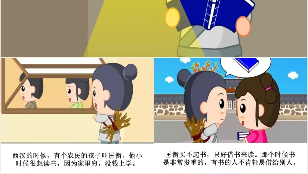 凿壁偷光成语故事演讲PPT 凿壁偷光成语故事演讲PPT