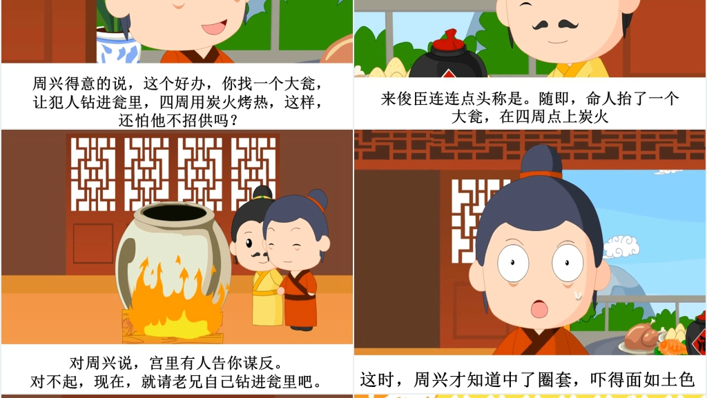 请君入瓮成语故事演讲PPT 请君入瓮成语故事演讲PPT