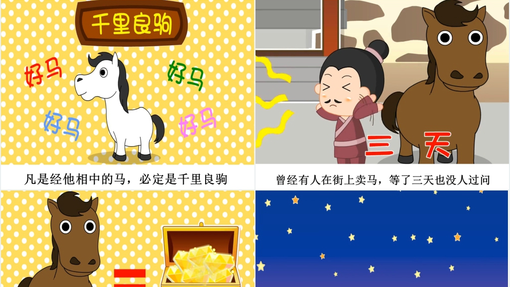 伯乐识马成语故事演讲PPT