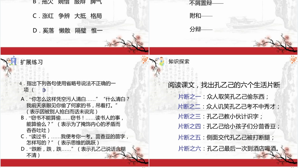 孔乙己教学PPT课件 孔乙己教学PPT课件