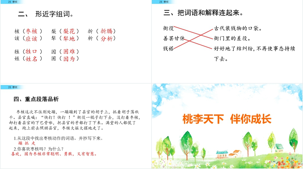 28课《枣核》PPT课件 28课《枣核》PPT课件