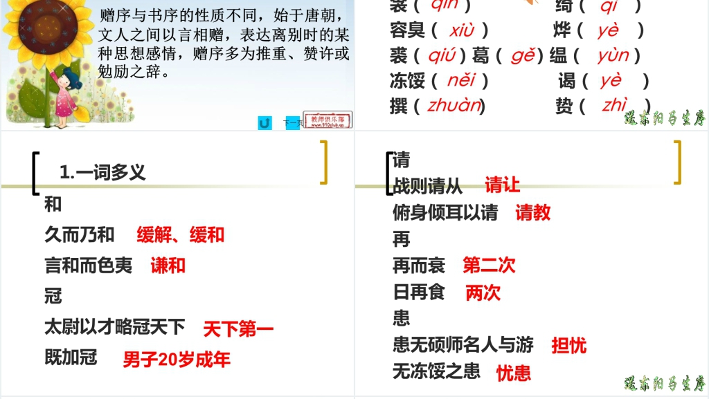 九年级下册语文《送东阳马生序》PPT图文优秀课件 九年级下册语文《送东阳马生序》PPT图文优秀课件