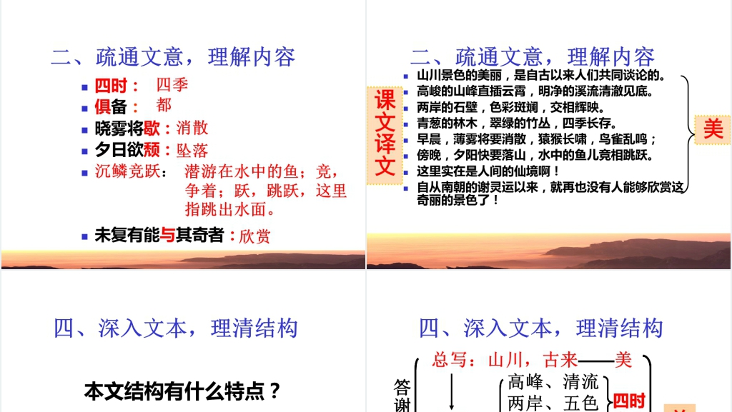 语文课答谢中书书PPT课件 语文课答谢中书书PPT课件