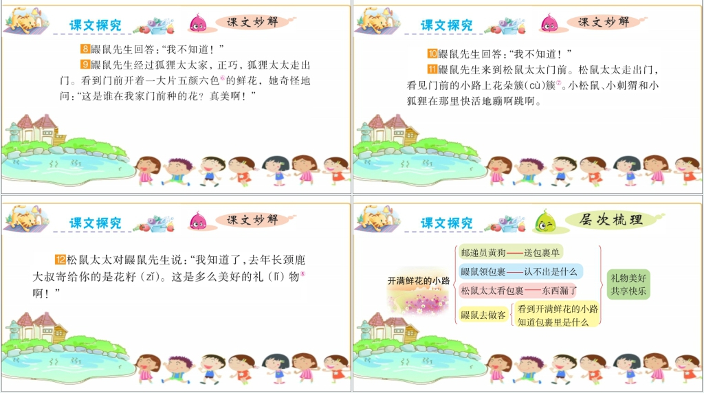 二年级下册3开满鲜花的小路PPT课件 二年级下册3开满鲜花的小路PPT课件