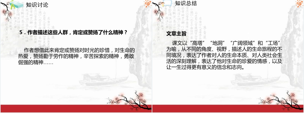 九年级下册语文人生PPT课件 九年级下册语文人生PPT课件