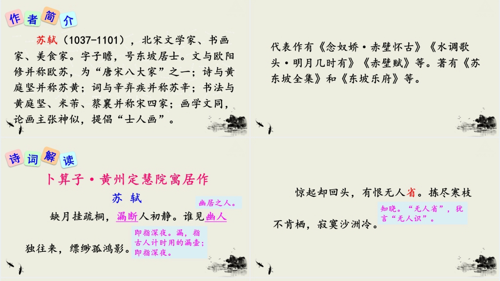 八年级下册语文课外古诗词诵读PPT课件 八年级下册语文课外古诗词诵读PPT课件