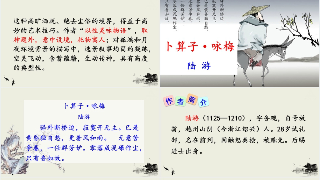 八年级下册语文课外古诗词诵读PPT课件 八年级下册语文课外古诗词诵读PPT课件