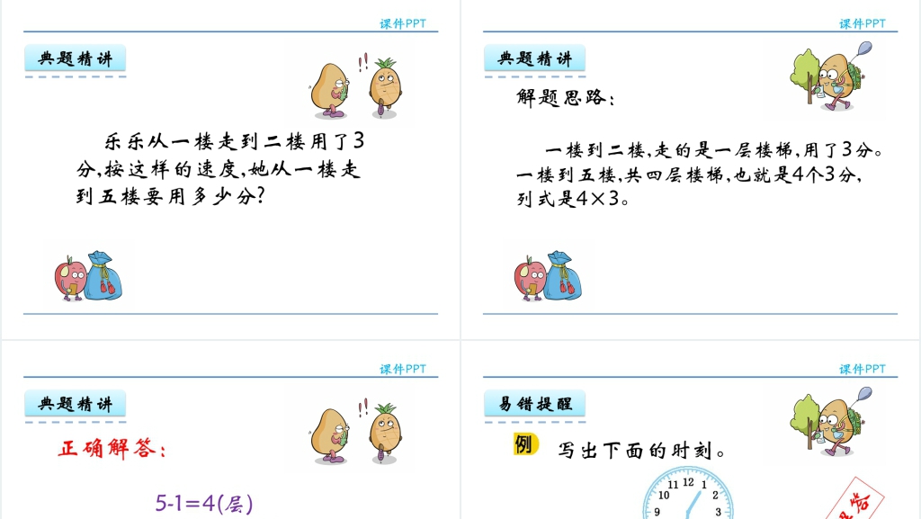 人教版二年级数学上册认识时间PPT课件 人教版二年级数学上册认识时间PPT课件