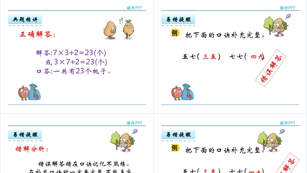 人教实验版二年级数学上册第6单元表内乘法(二)7的乘法口诀教学PPT课件 人教实验版二年级数学上册第6单元表内乘法(二)7的乘法口诀教学PPT课件
