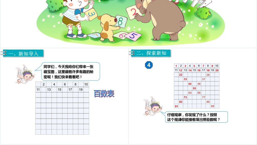 一年级数学下册第4单元100以内数的认识第5课时数的顺序PPT课件