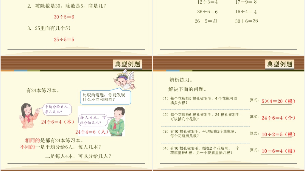 人教版数学复习2~6乘法口诀PPT课件 人教版数学复习2~6乘法口诀PPT课件