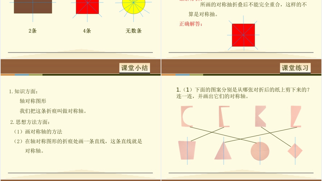 人教版小学数学轴对称图形的认识PPT课件 人教版小学数学轴对称图形的认识PPT课件
