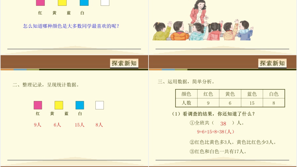 小学二年级下册数学数据收集整理教学PPT课件 小学二年级下册数学数据收集整理教学PPT课件