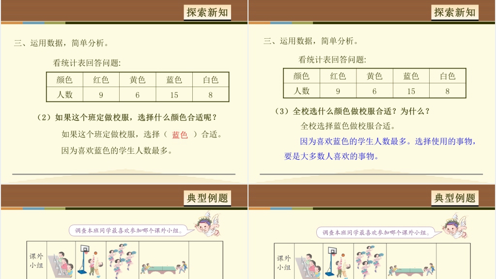 小学二年级下册数学数据收集整理教学PPT课件 小学二年级下册数学数据收集整理教学PPT课件