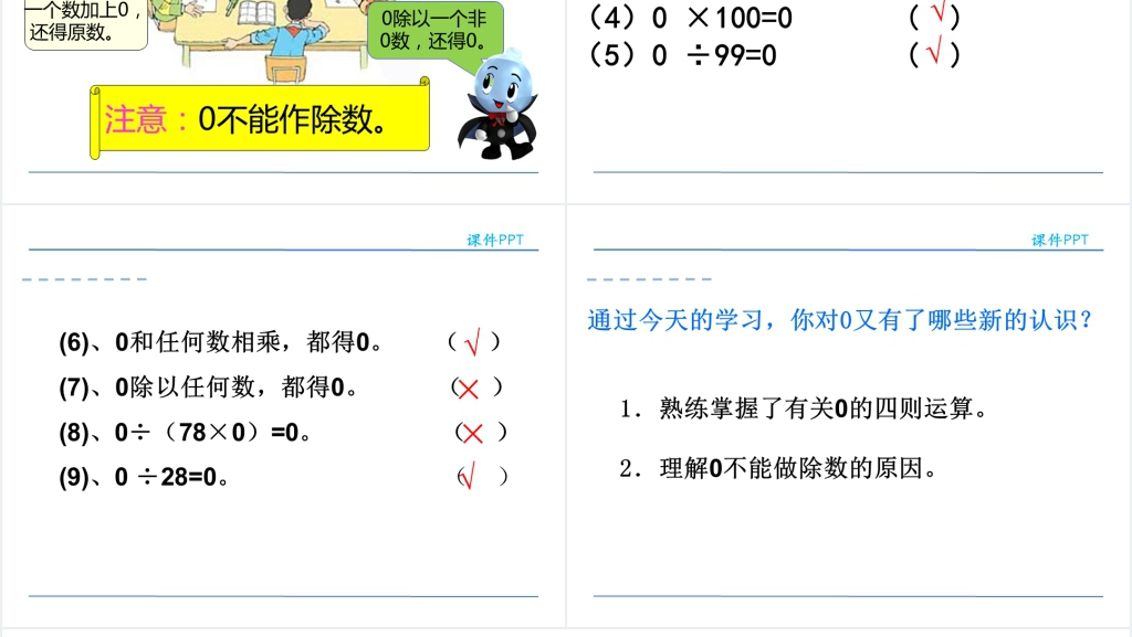 四则运算有关0的运算PPT课件 四则运算有关0的运算PPT课件