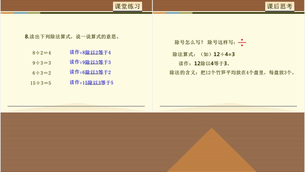 除法的含义及读写法PPT课件 除法的含义及读写法PPT课件
