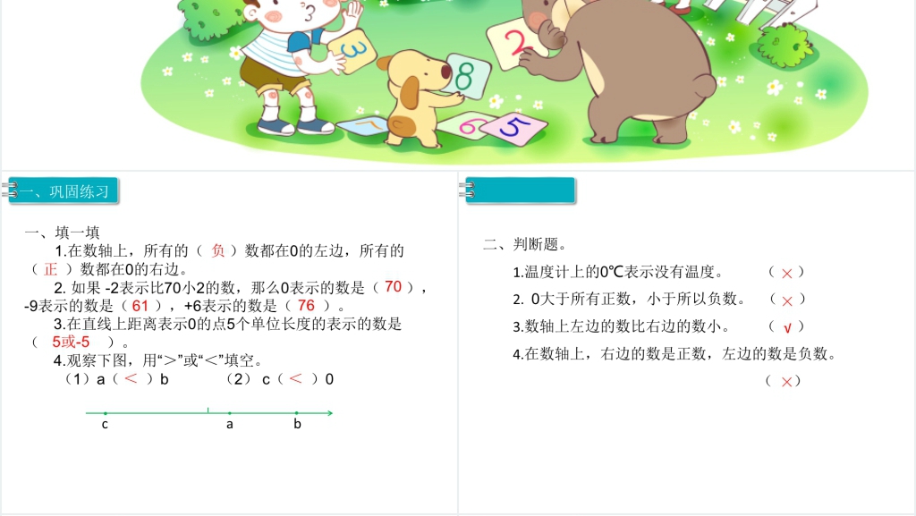 负数练习课PPT课件 负数练习课PPT课件