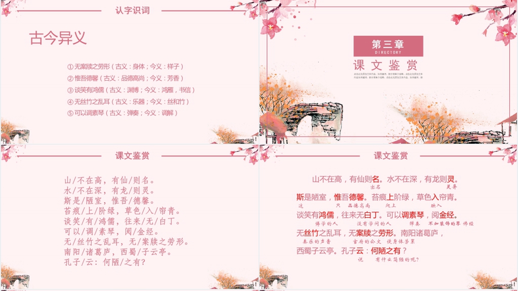 人教版八年级语文《陋室铭》刘禹锡PPT课件 人教版八年级语文《陋室铭》刘禹锡PPT课件