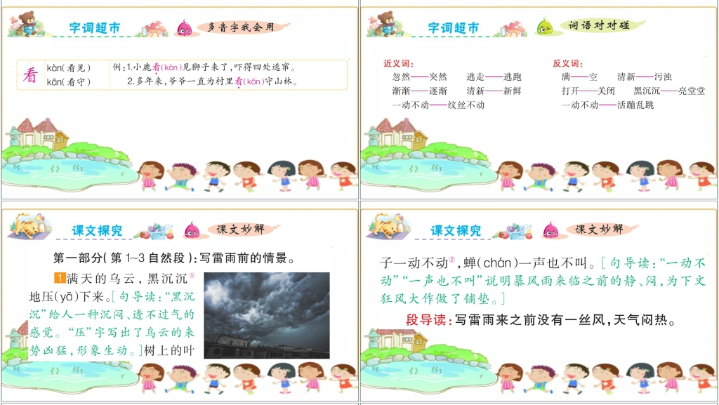 第16课雷雨教学PPT课件 第16课雷雨教学PPT课件
