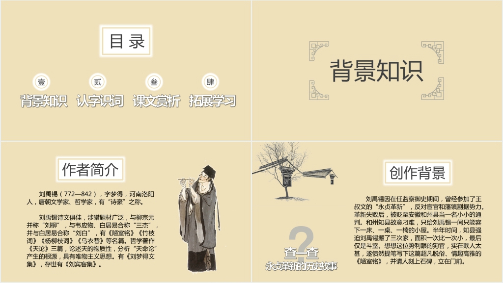 八年级语文下册《陋室铭》PPT课件 八年级语文下册《陋室铭》PPT课件
