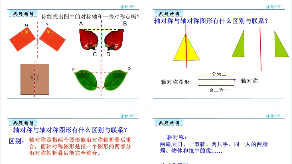 人教版四年级数学下册轴对称图形PPT课件 人教版四年级数学下册轴对称图形PPT课件