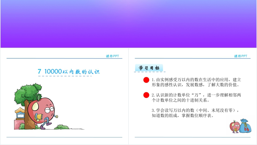 人教版二年级10000以内数的认识PPT课件 人教版二年级10000以内数的认识PPT课件