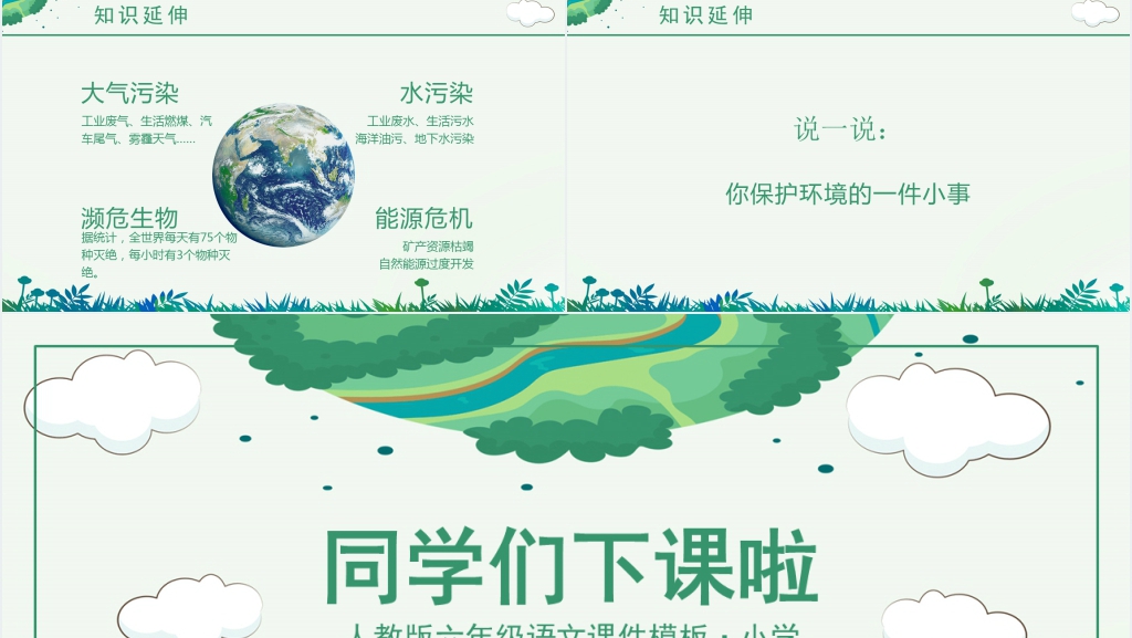 人教版小学六年级语文课件《只有一个地球》PPT课件 人教版小学六年级语文课件《只有一个地球》PPT课件