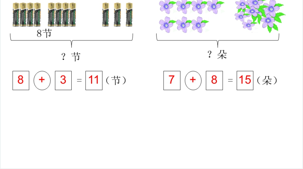一年级数学下册8、7、6加几(第3课时)PPT课件 一年级数学下册8、7、6加几(第3课时)PPT课件