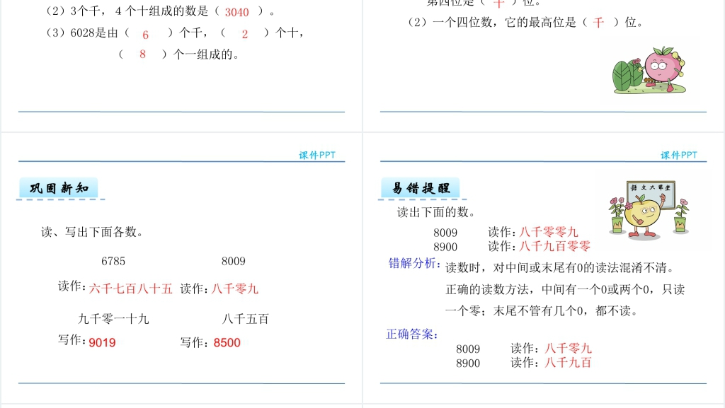 10000以内数的读法和写法PPT课件 10000以内数的读法和写法PPT课件