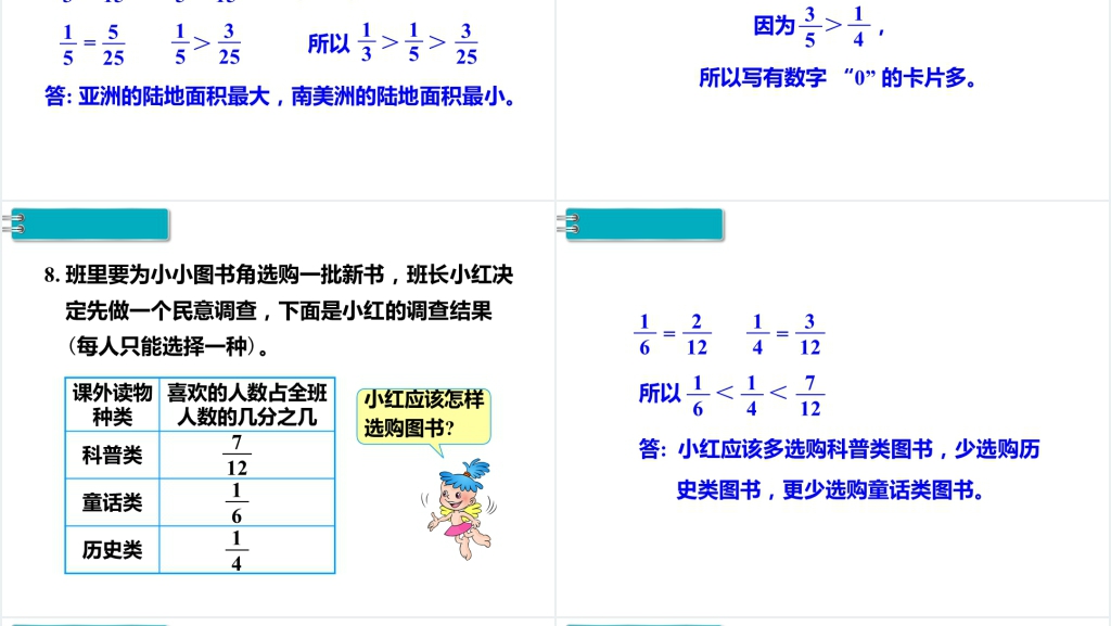 五年级数学下册分数的意义和性质通分PPT课件 五年级数学下册分数的意义和性质通分PPT课件